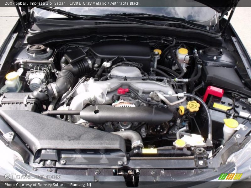 Crystal Gray Metallic / Anthracite Black 2007 Subaru Impreza 2.5i Sedan
