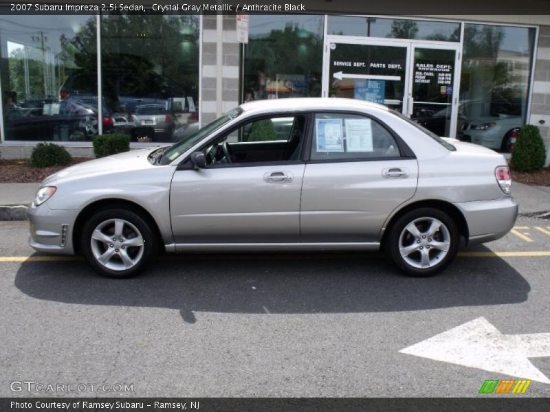 Crystal Gray Metallic / Anthracite Black 2007 Subaru Impreza 2.5i Sedan