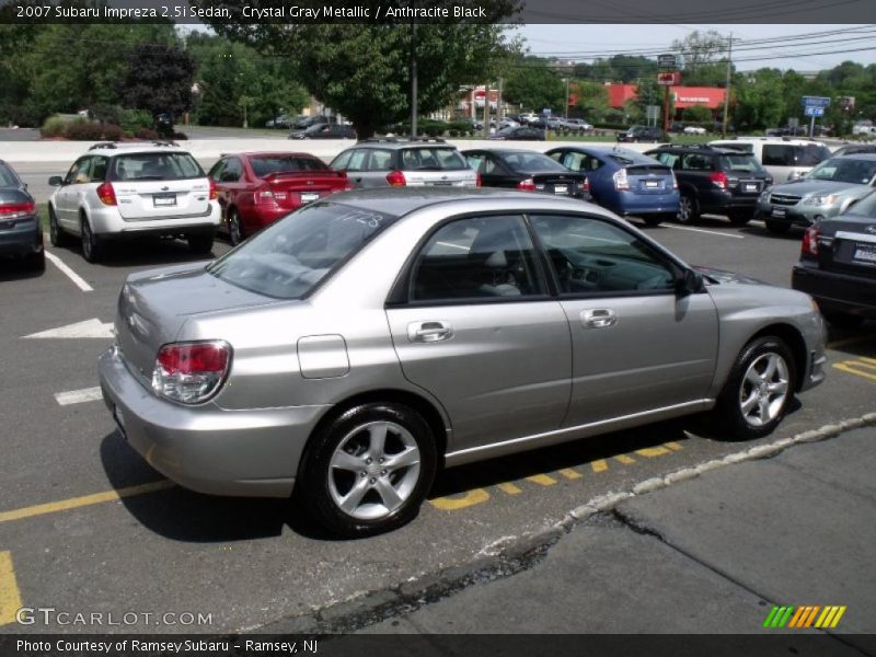 Crystal Gray Metallic / Anthracite Black 2007 Subaru Impreza 2.5i Sedan