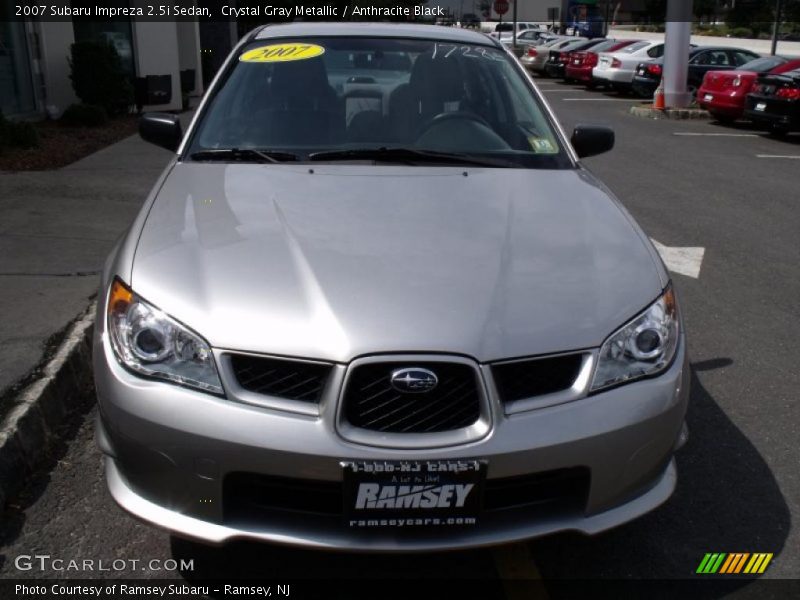 Crystal Gray Metallic / Anthracite Black 2007 Subaru Impreza 2.5i Sedan