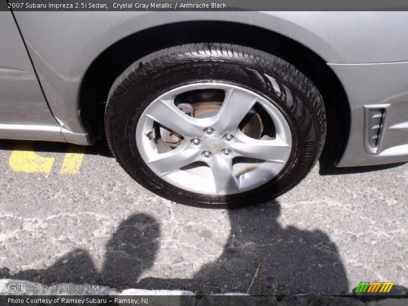 Crystal Gray Metallic / Anthracite Black 2007 Subaru Impreza 2.5i Sedan
