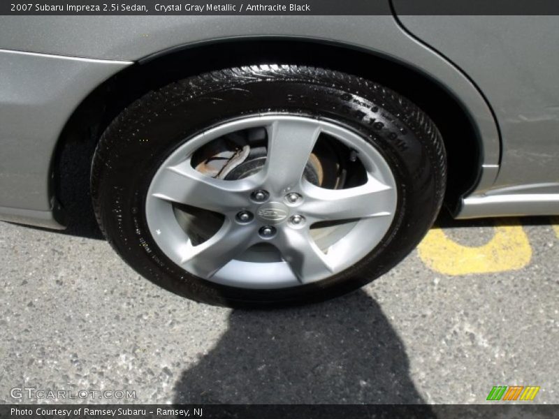 Crystal Gray Metallic / Anthracite Black 2007 Subaru Impreza 2.5i Sedan