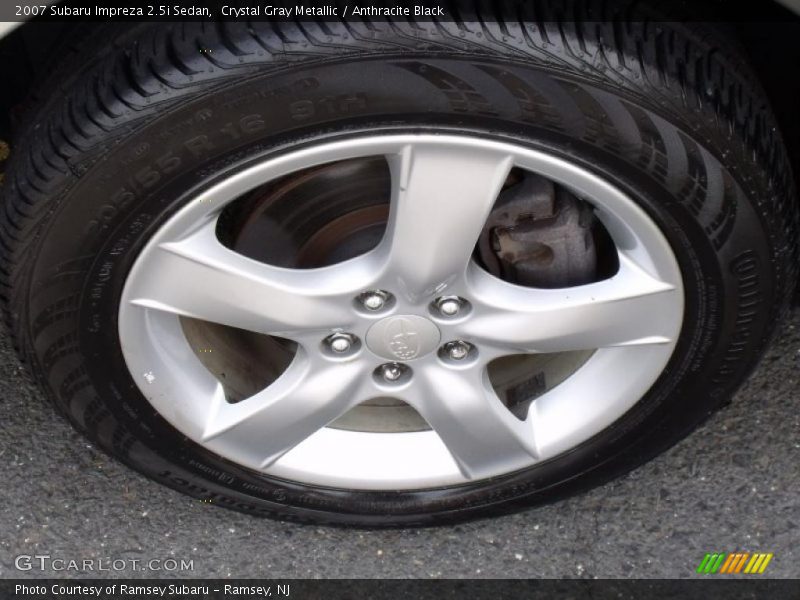 Crystal Gray Metallic / Anthracite Black 2007 Subaru Impreza 2.5i Sedan