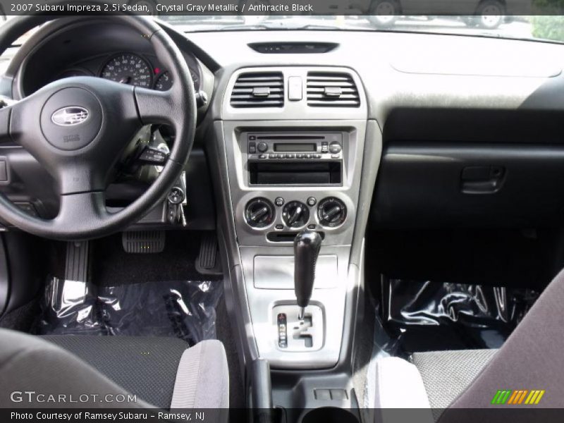 Crystal Gray Metallic / Anthracite Black 2007 Subaru Impreza 2.5i Sedan