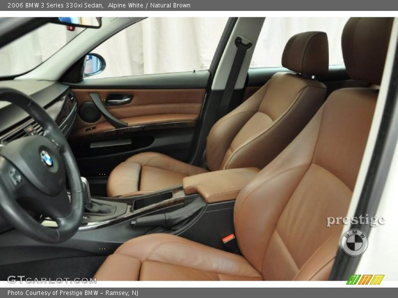 Alpine White / Natural Brown 2006 BMW 3 Series 330xi Sedan