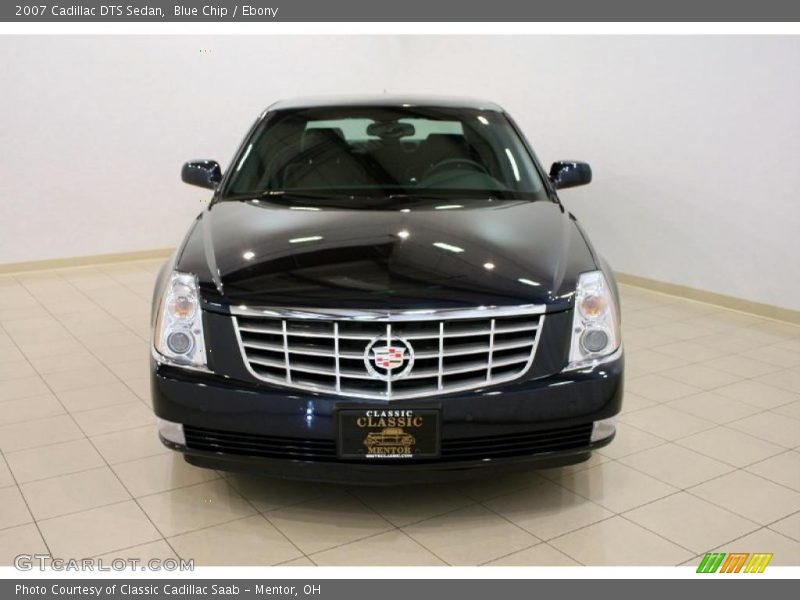 Blue Chip / Ebony 2007 Cadillac DTS Sedan