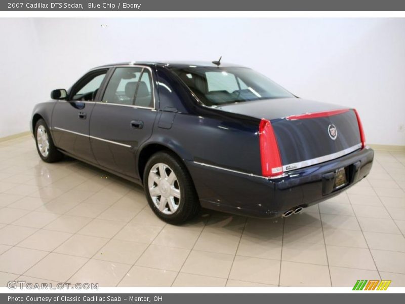 Blue Chip / Ebony 2007 Cadillac DTS Sedan