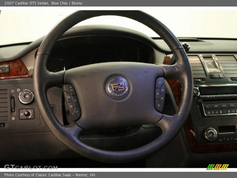 Blue Chip / Ebony 2007 Cadillac DTS Sedan