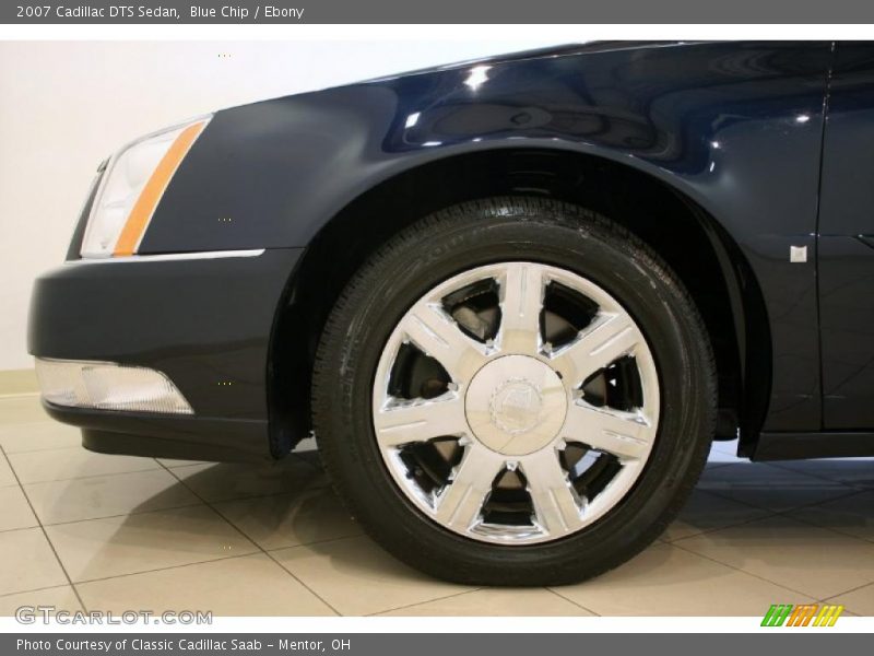 Blue Chip / Ebony 2007 Cadillac DTS Sedan