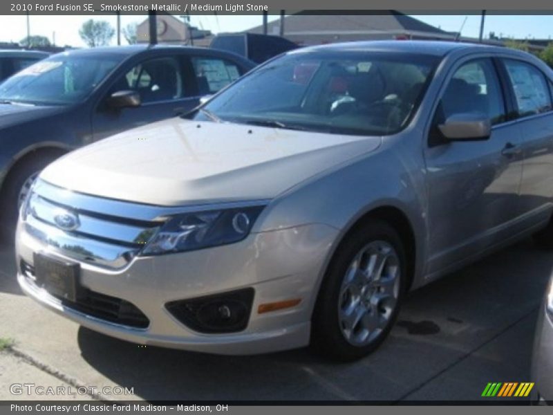 Smokestone Metallic / Medium Light Stone 2010 Ford Fusion SE