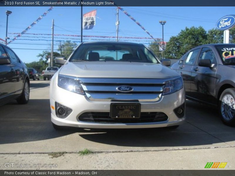 Smokestone Metallic / Medium Light Stone 2010 Ford Fusion SE