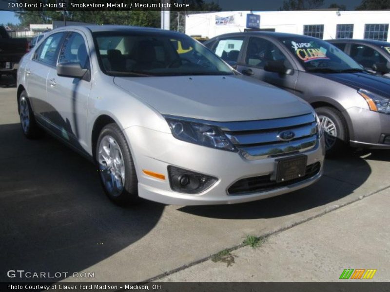 Smokestone Metallic / Medium Light Stone 2010 Ford Fusion SE