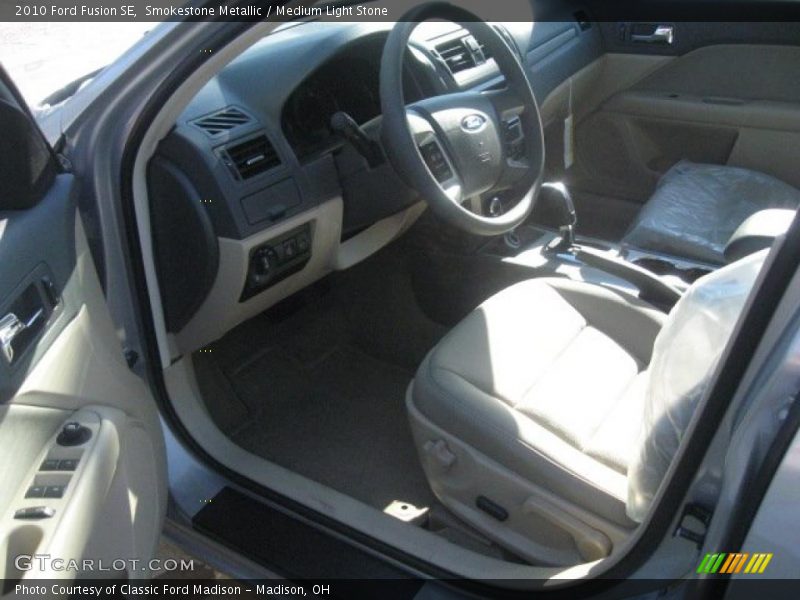 Smokestone Metallic / Medium Light Stone 2010 Ford Fusion SE