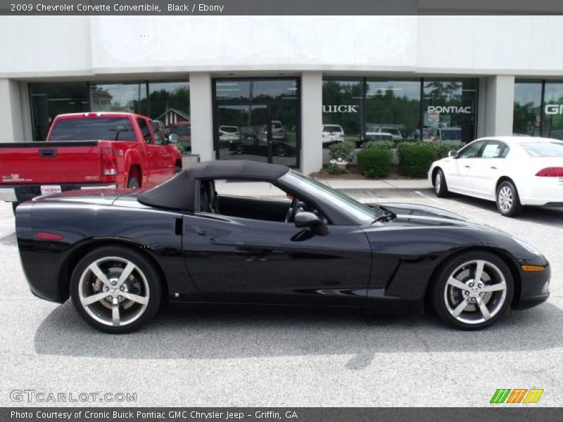 Black / Ebony 2009 Chevrolet Corvette Convertible
