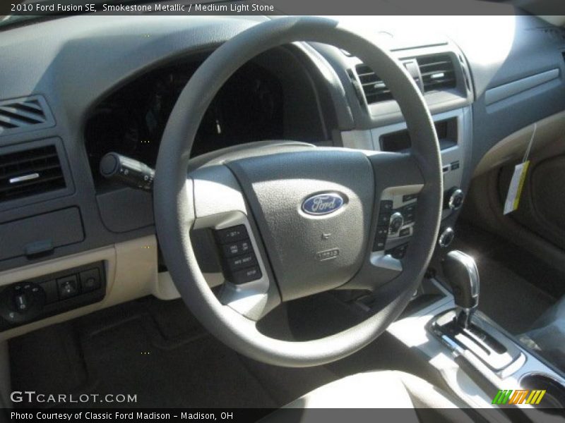 Smokestone Metallic / Medium Light Stone 2010 Ford Fusion SE
