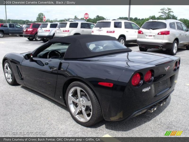 Black / Ebony 2009 Chevrolet Corvette Convertible