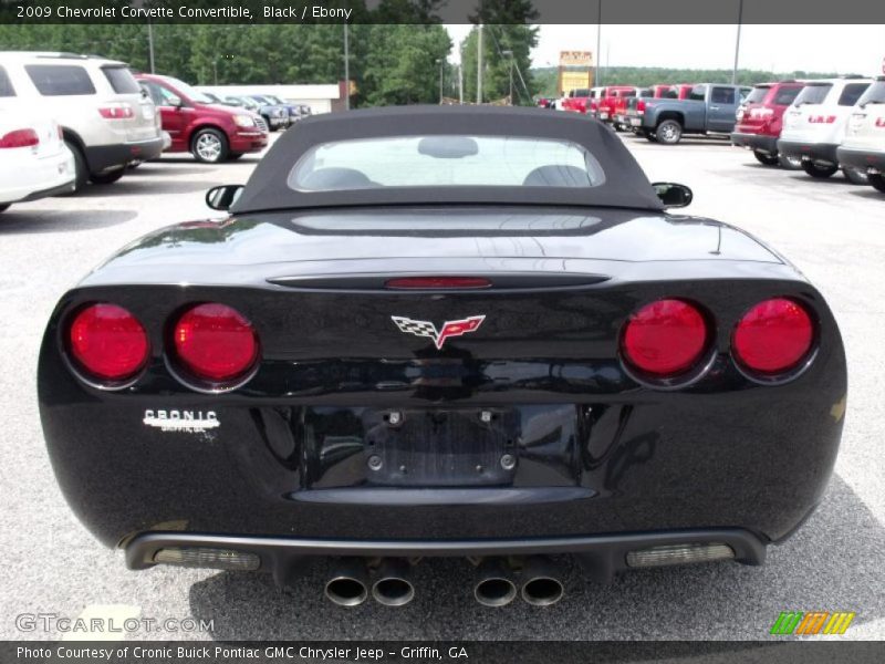 Black / Ebony 2009 Chevrolet Corvette Convertible