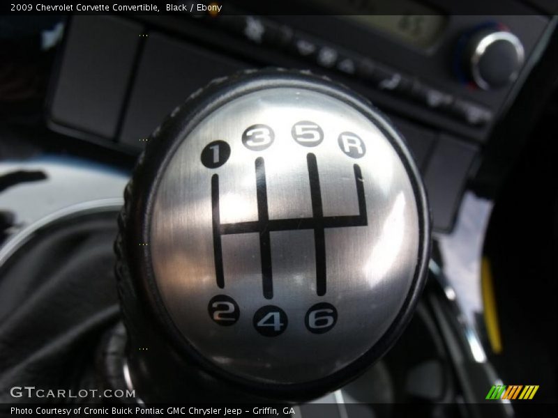 Black / Ebony 2009 Chevrolet Corvette Convertible