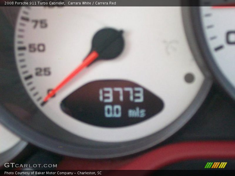 Carrara White / Carrera Red 2008 Porsche 911 Turbo Cabriolet