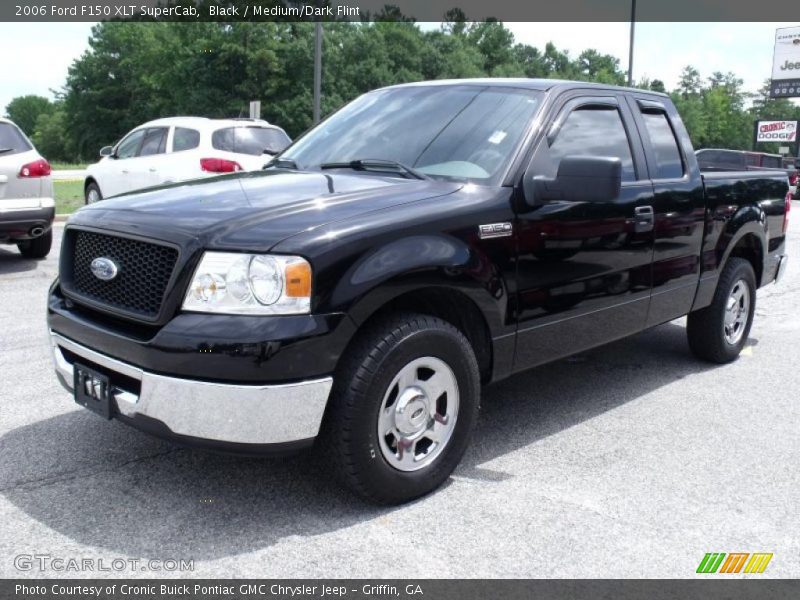 Black / Medium/Dark Flint 2006 Ford F150 XLT SuperCab