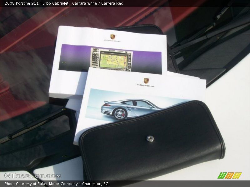 Carrara White / Carrera Red 2008 Porsche 911 Turbo Cabriolet