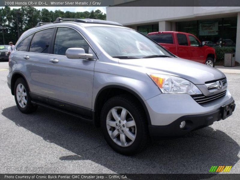 Whistler Silver Metallic / Gray 2008 Honda CR-V EX-L