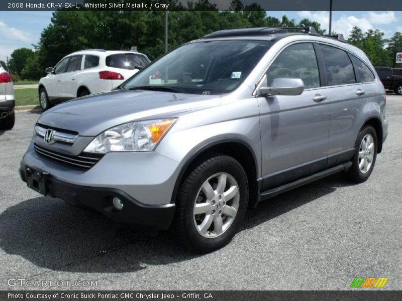 Whistler Silver Metallic / Gray 2008 Honda CR-V EX-L