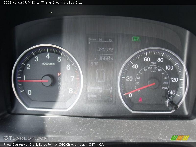 Whistler Silver Metallic / Gray 2008 Honda CR-V EX-L