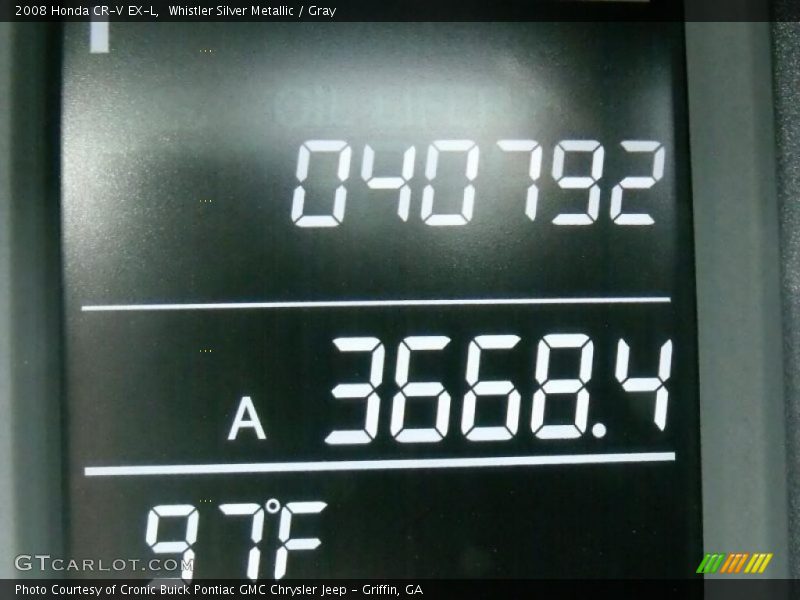 Whistler Silver Metallic / Gray 2008 Honda CR-V EX-L