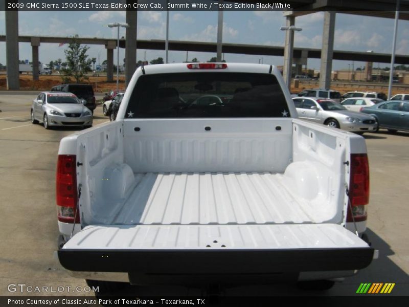 Summit White / Texas Edition Black/White 2009 GMC Sierra 1500 SLE Texas Edition Crew Cab