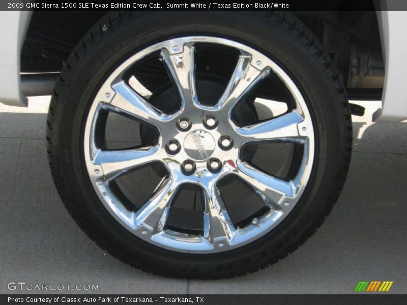 Summit White / Texas Edition Black/White 2009 GMC Sierra 1500 SLE Texas Edition Crew Cab