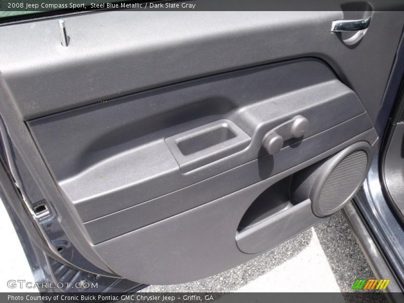 Steel Blue Metallic / Dark Slate Gray 2008 Jeep Compass Sport