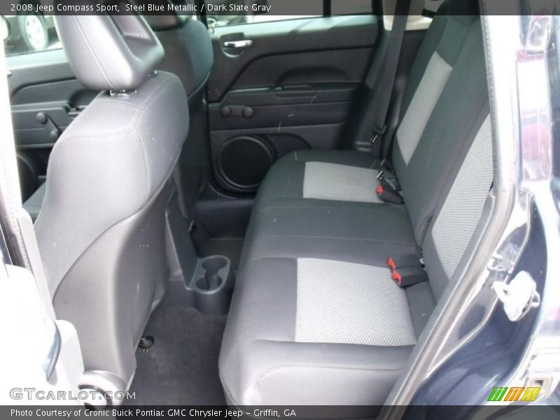 Steel Blue Metallic / Dark Slate Gray 2008 Jeep Compass Sport