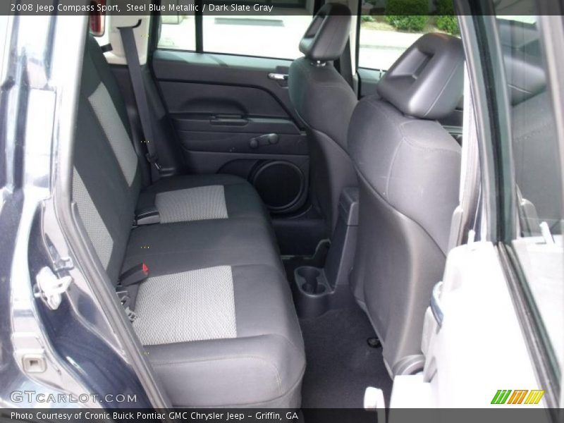 Steel Blue Metallic / Dark Slate Gray 2008 Jeep Compass Sport