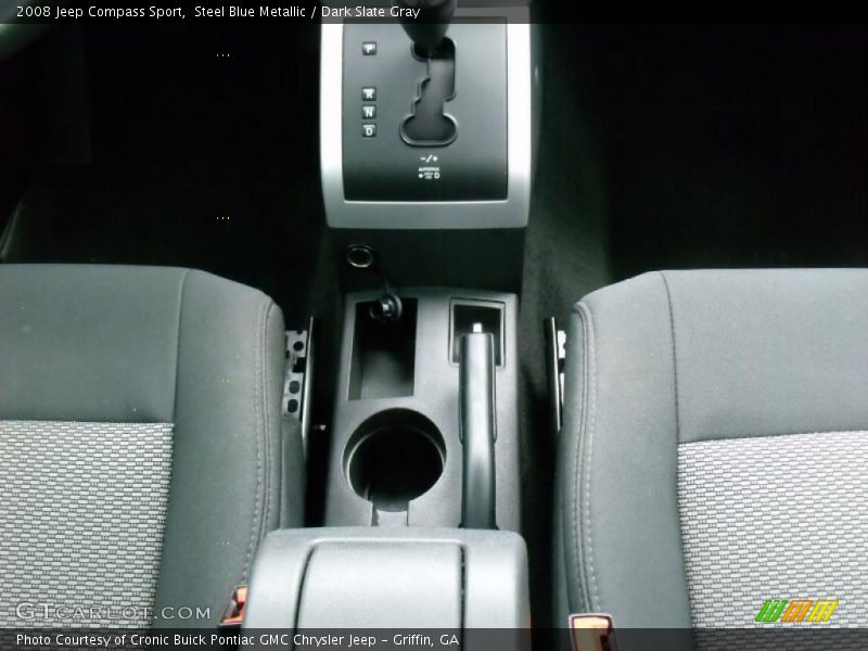 Steel Blue Metallic / Dark Slate Gray 2008 Jeep Compass Sport
