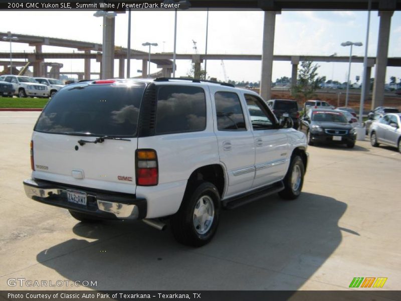 Summit White / Pewter/Dark Pewter 2004 GMC Yukon SLE