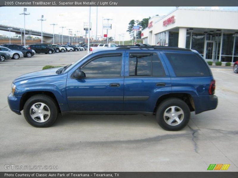Superior Blue Metallic / Light Gray 2005 Chevrolet TrailBlazer LS