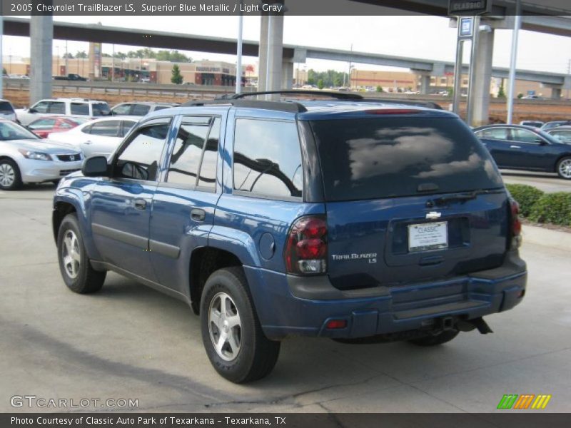 Superior Blue Metallic / Light Gray 2005 Chevrolet TrailBlazer LS