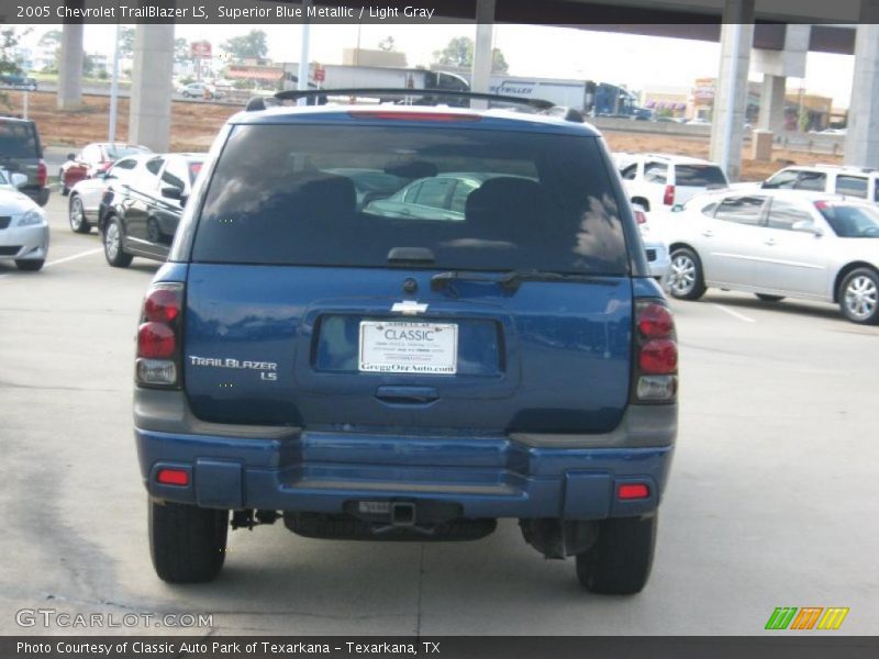Superior Blue Metallic / Light Gray 2005 Chevrolet TrailBlazer LS