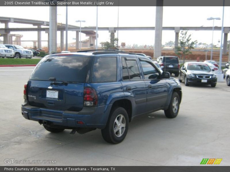 Superior Blue Metallic / Light Gray 2005 Chevrolet TrailBlazer LS