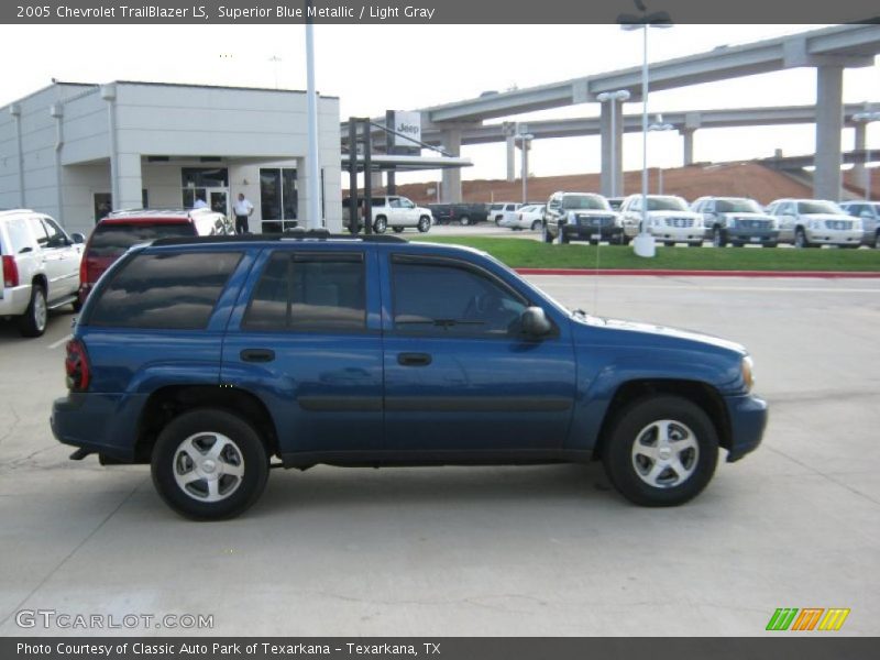 Superior Blue Metallic / Light Gray 2005 Chevrolet TrailBlazer LS