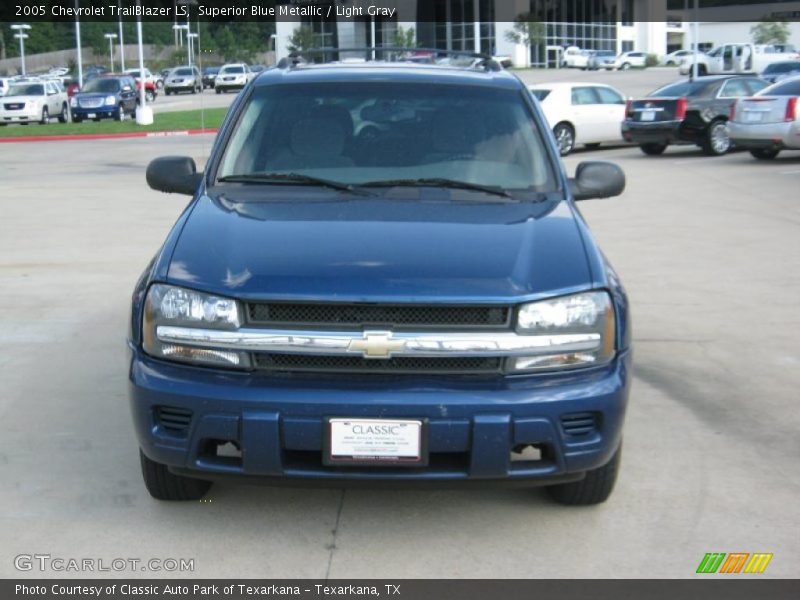 Superior Blue Metallic / Light Gray 2005 Chevrolet TrailBlazer LS