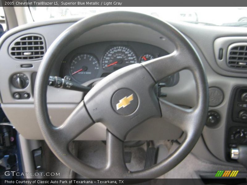 Superior Blue Metallic / Light Gray 2005 Chevrolet TrailBlazer LS