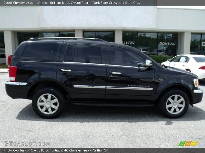 Brilliant Black Crystal Pearl / Dark Slate Gray/Light Slate Gray 2008 Chrysler Aspen Limited