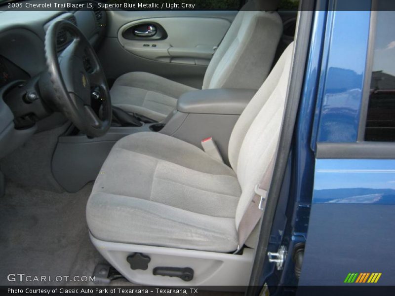 Superior Blue Metallic / Light Gray 2005 Chevrolet TrailBlazer LS