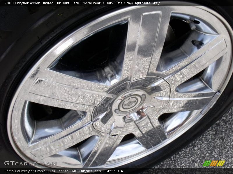 Brilliant Black Crystal Pearl / Dark Slate Gray/Light Slate Gray 2008 Chrysler Aspen Limited