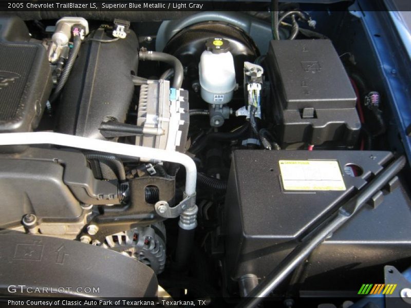 Superior Blue Metallic / Light Gray 2005 Chevrolet TrailBlazer LS