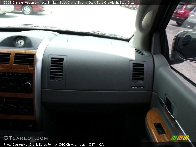 Brilliant Black Crystal Pearl / Dark Slate Gray/Light Slate Gray 2008 Chrysler Aspen Limited