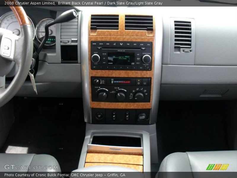 Brilliant Black Crystal Pearl / Dark Slate Gray/Light Slate Gray 2008 Chrysler Aspen Limited