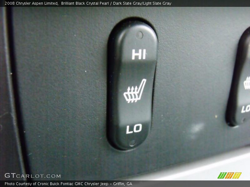 Brilliant Black Crystal Pearl / Dark Slate Gray/Light Slate Gray 2008 Chrysler Aspen Limited